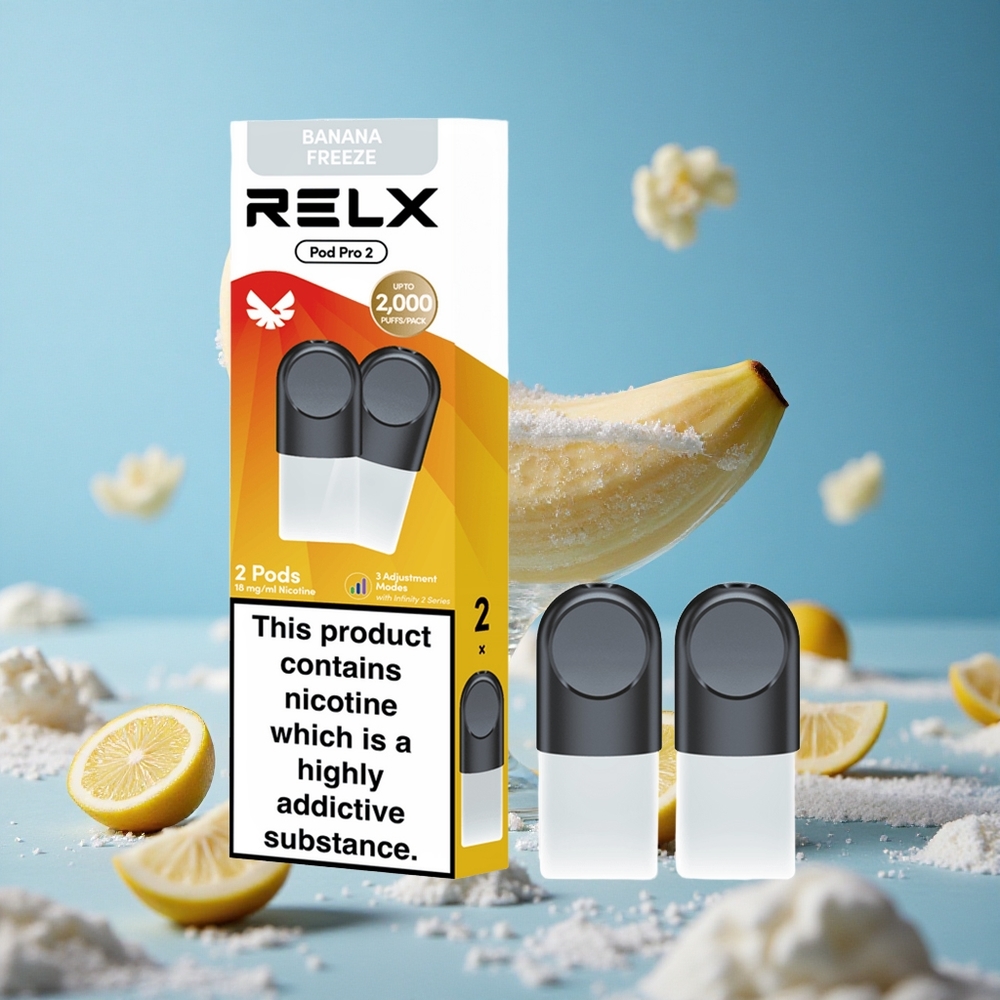 RELX Pod Pro 2 600 pufova Desert-Banana Freeze 19ml Serbia vape