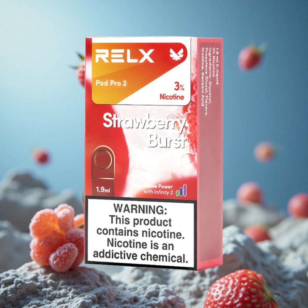 RELX Pod Pro 2 600 puševa Jagoda prasak 19ml Serbia vape