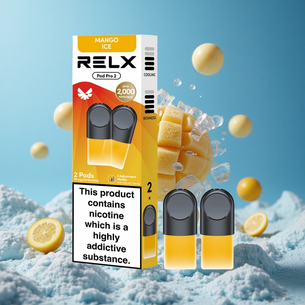 RELX Pod Pro 2 600 puševa Mango Led 18 никотина Serbia vape