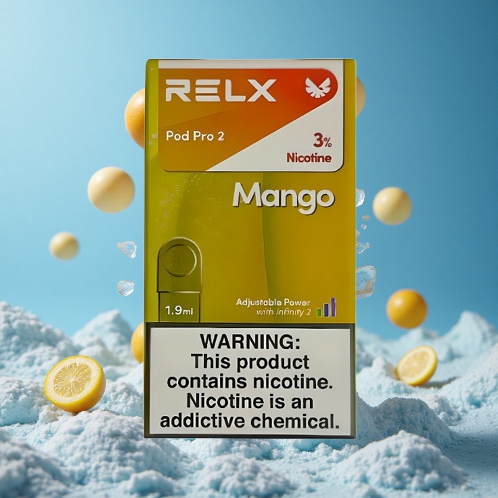 RELX Pod Pro 2 600 puševa Mango led 3 никотина Serbia vape