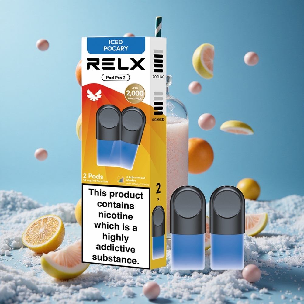 RELX Pod Pro 2 600 puševa Napici-Ledena Pocary 19ml Serbia vape