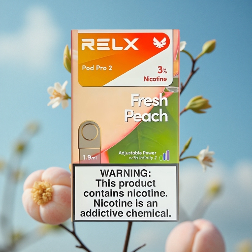 RELX Pod Pro 2 600 puševa Svež breskva 19ml Kapacitet Serbia vape