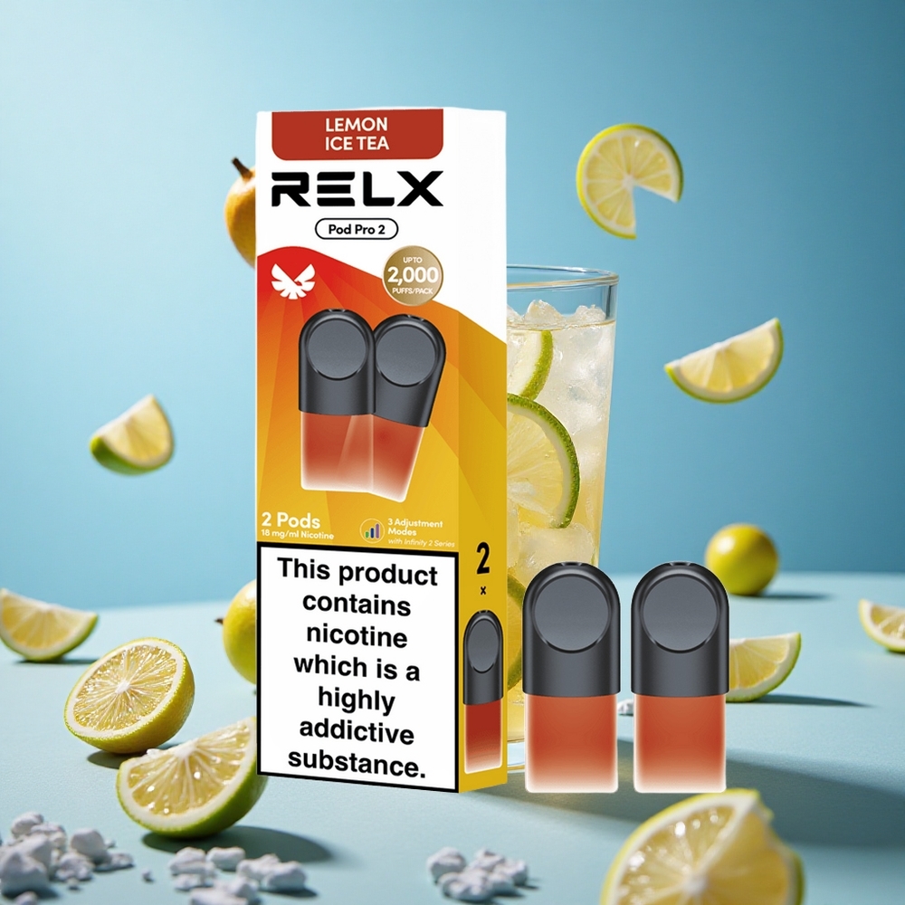 RELX Pod Pro 2 600 puševa Čaj-Limun Led Čaj 19ml kapacitet Serbia vape