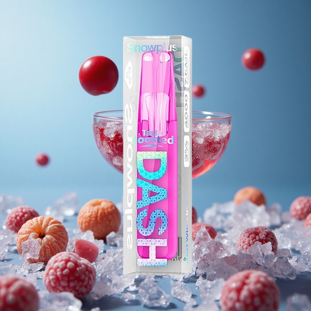 Snowplus Dash 4000 Puffs Disposable Device Crveno Vino Led 75 ml Serbia vape