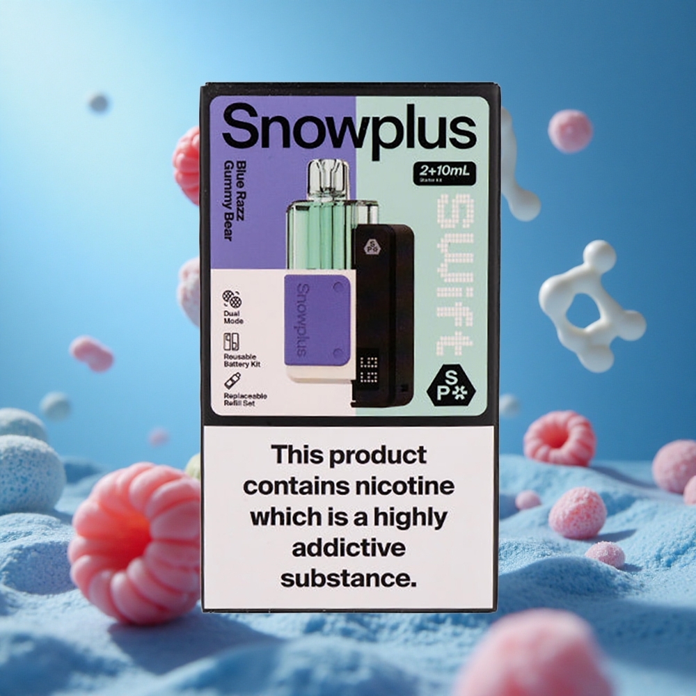 Snowplus Swift 5000 Puffs Prefilled Pod Kit Дуал Месх Цоил Plavi Razz Gumeni Medved Serbia vape