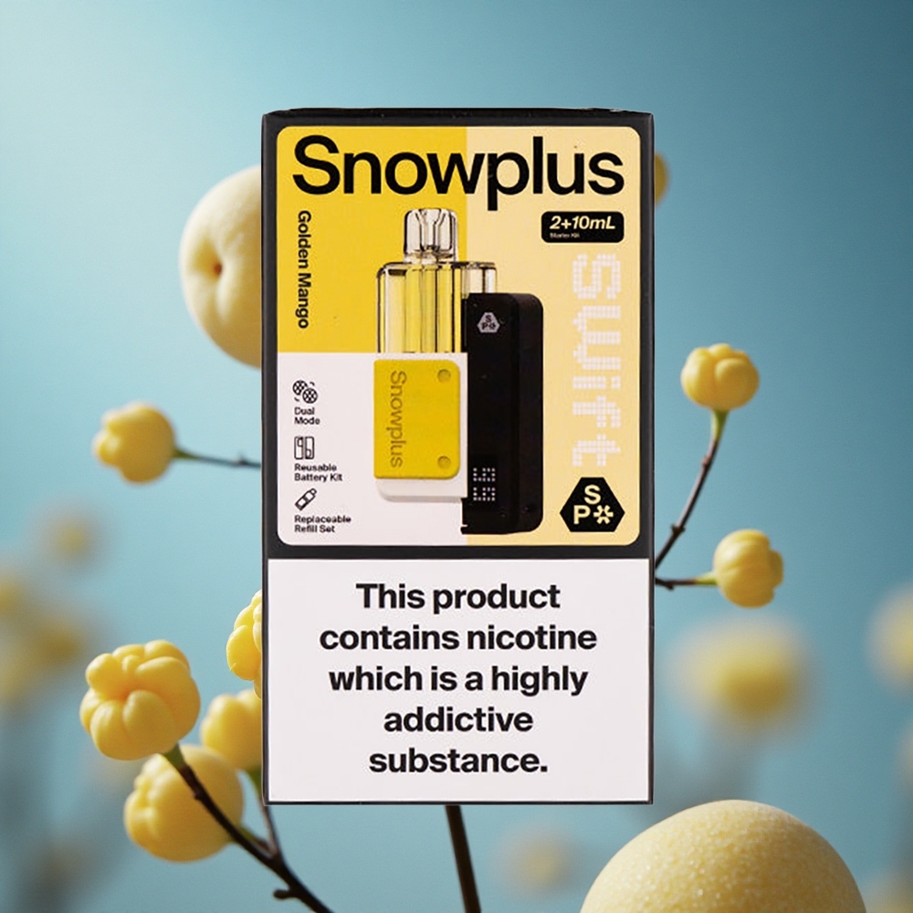 Snowplus Swift 5000 Puffs Дуал Месх Цоил Zlatna mango Prefilled Pod Kit Serbia vape