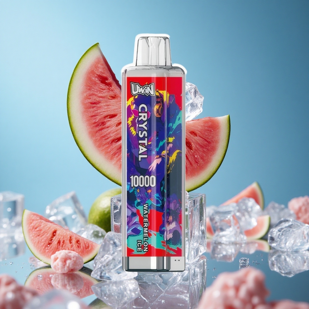 UWIN Crystal 10000 Puffova Једнократни Вапе Lubenica Led + RGB svetla Serbia vape