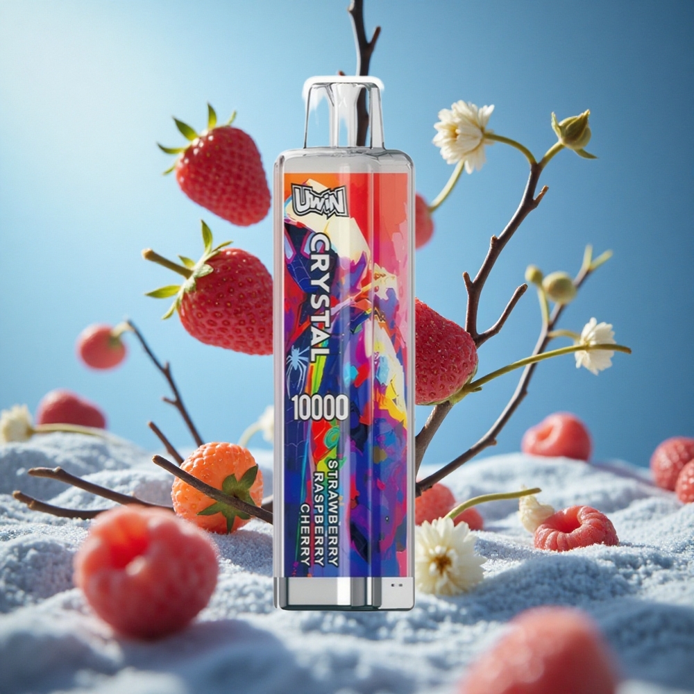 UWIN Crystal 10000 Puffs Jagoda Malina Trešnja RGB lights Serbia vape
