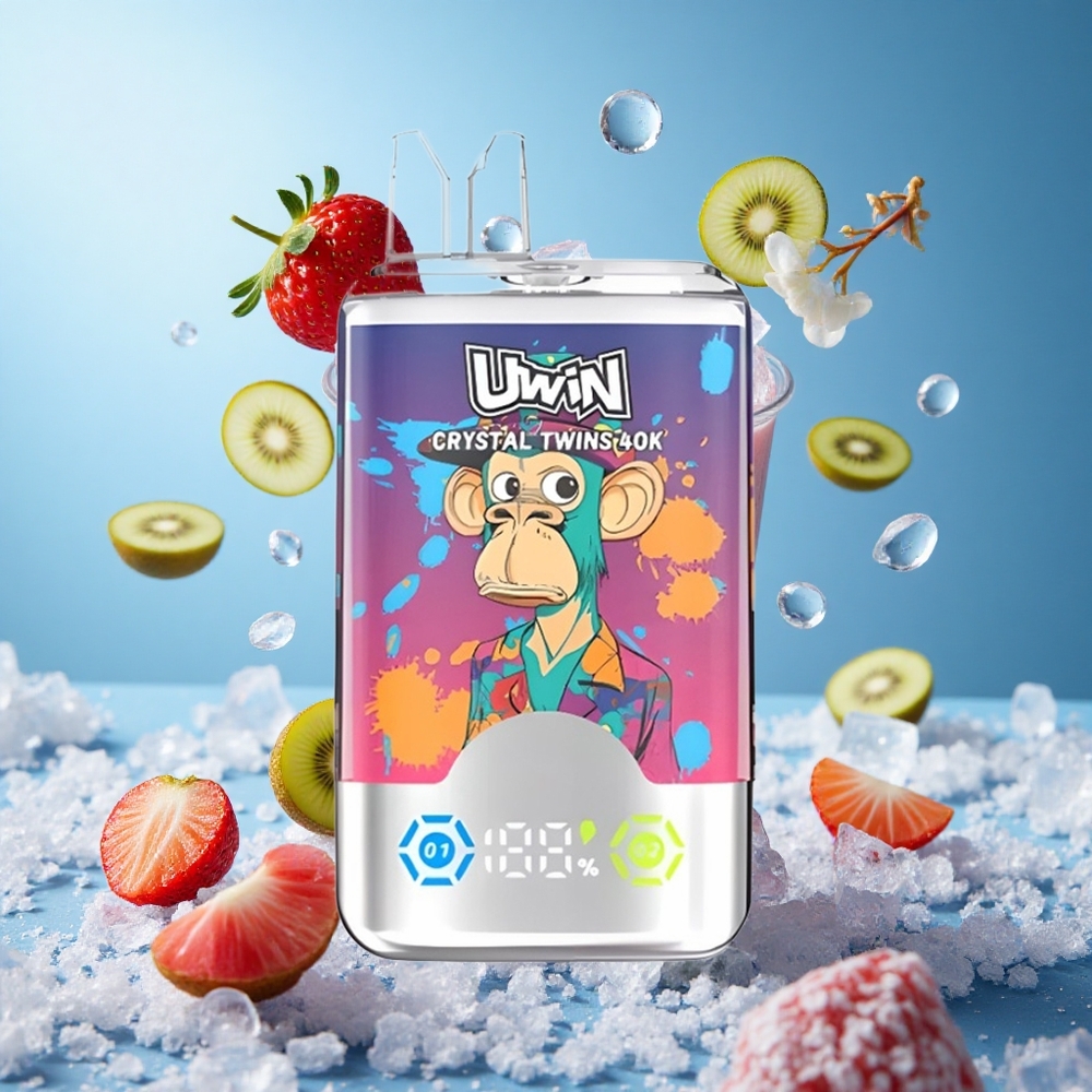 UWIN Crystal Twins 40000 Puffs јагода киви лед од грожђа Serbia vape