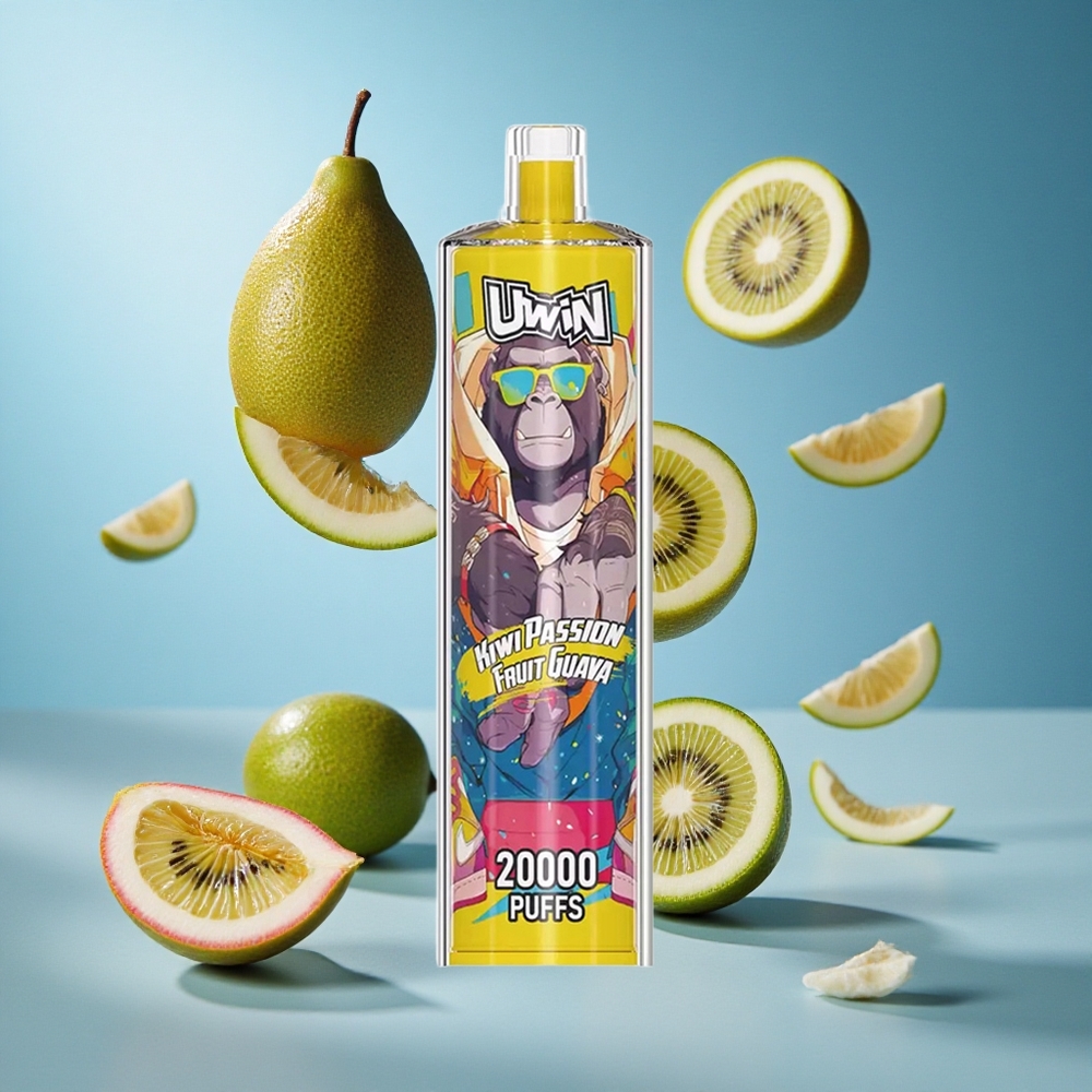Uwin Shisha Hookah Crystal 20000 Puffs Kiwi Pasija Guava 22ml Serbia vape