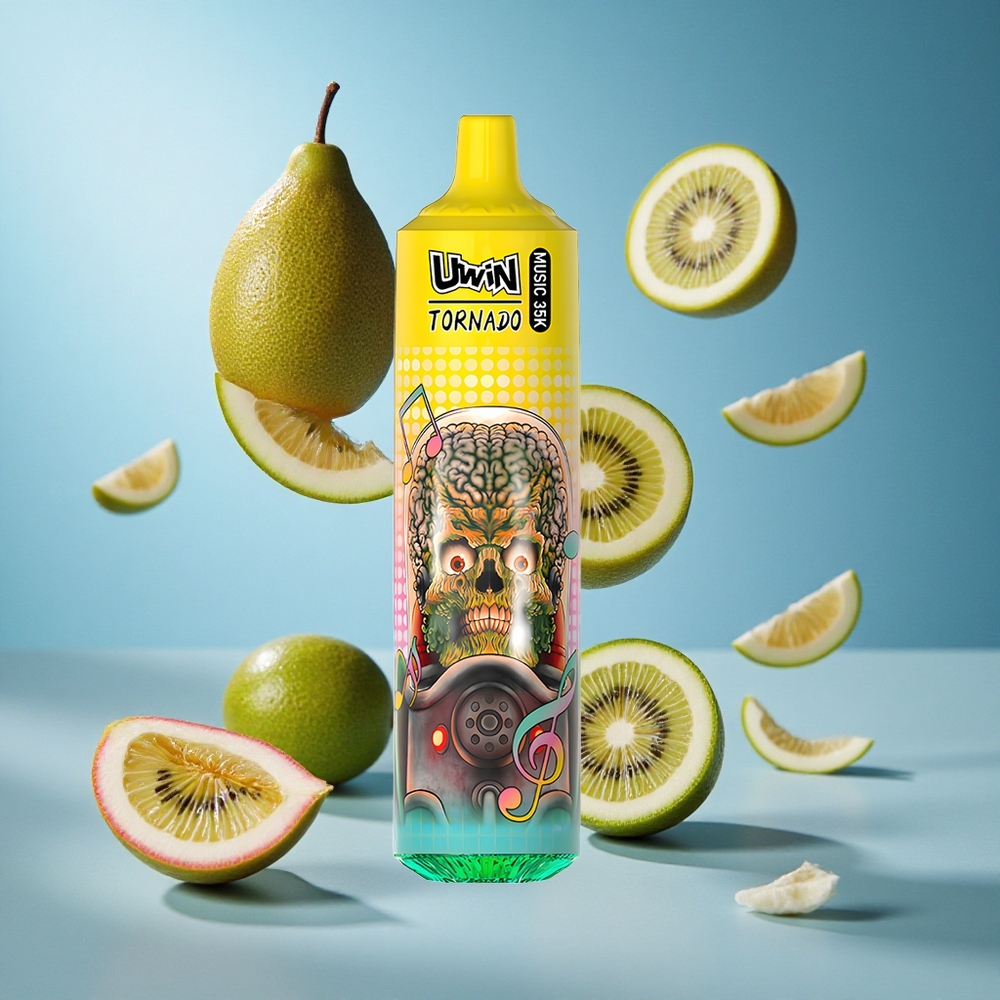 Uwin Tornado 35K Music Једнократни Вапе 35000 pufova Kiwi Passion Fruit Guava Type-C Serbia vape