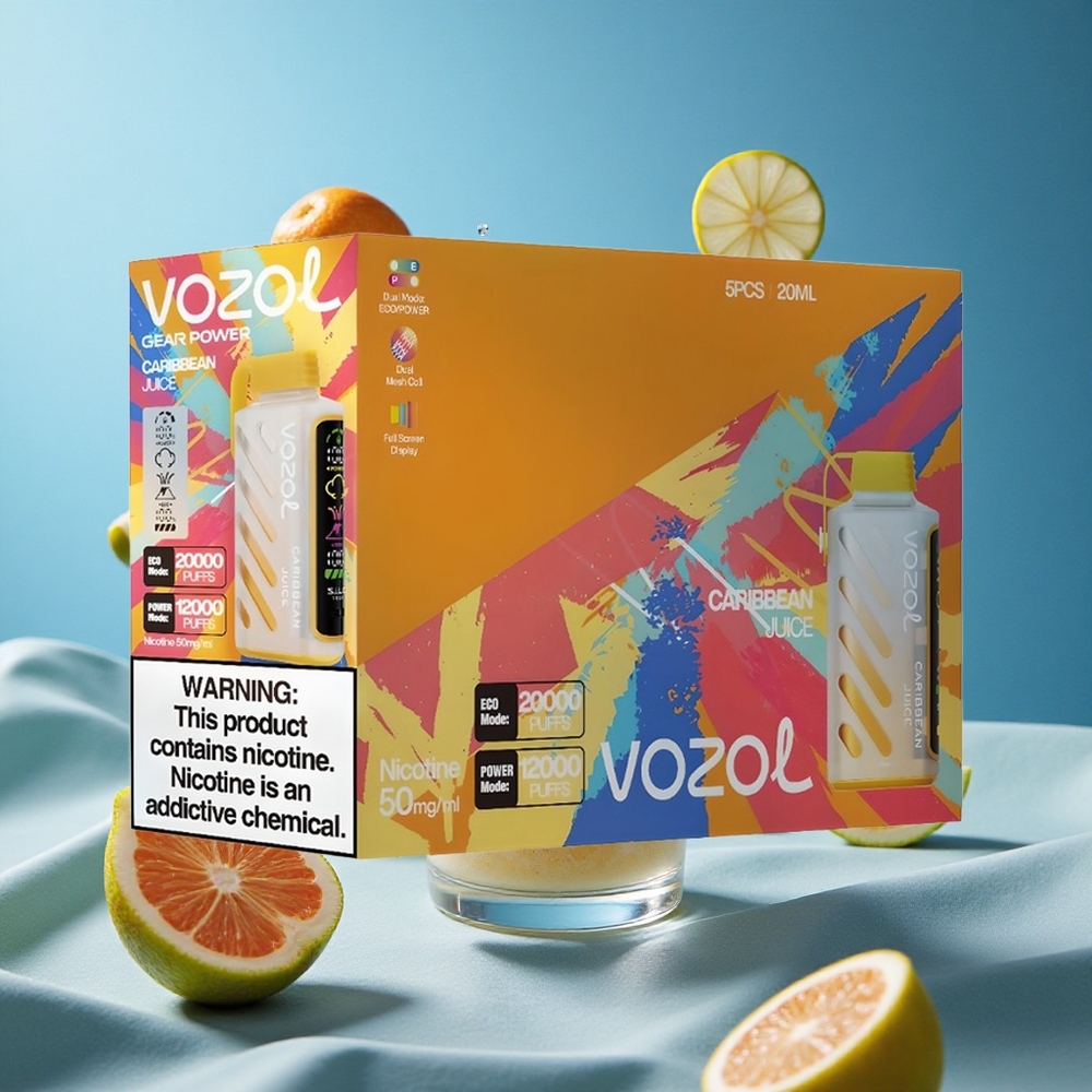 VOZOL Gear Power 20000 Puffs Дуал Месх Цоил Једнократни Вапе Karipska Voće Serbia vape