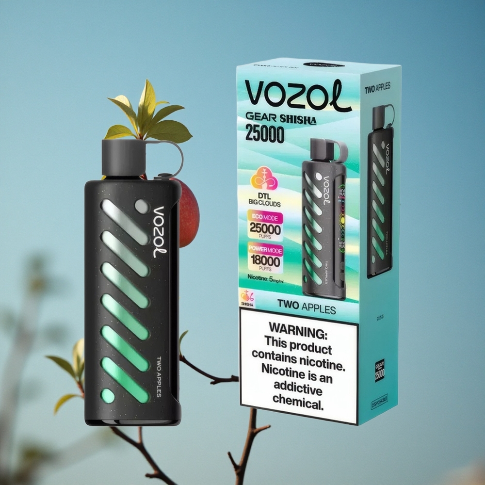 VOZOL Gear Shisha 25000 Puffs Dve Jabuke Дуал Месх Цоил Дуал Модес Serbia vape