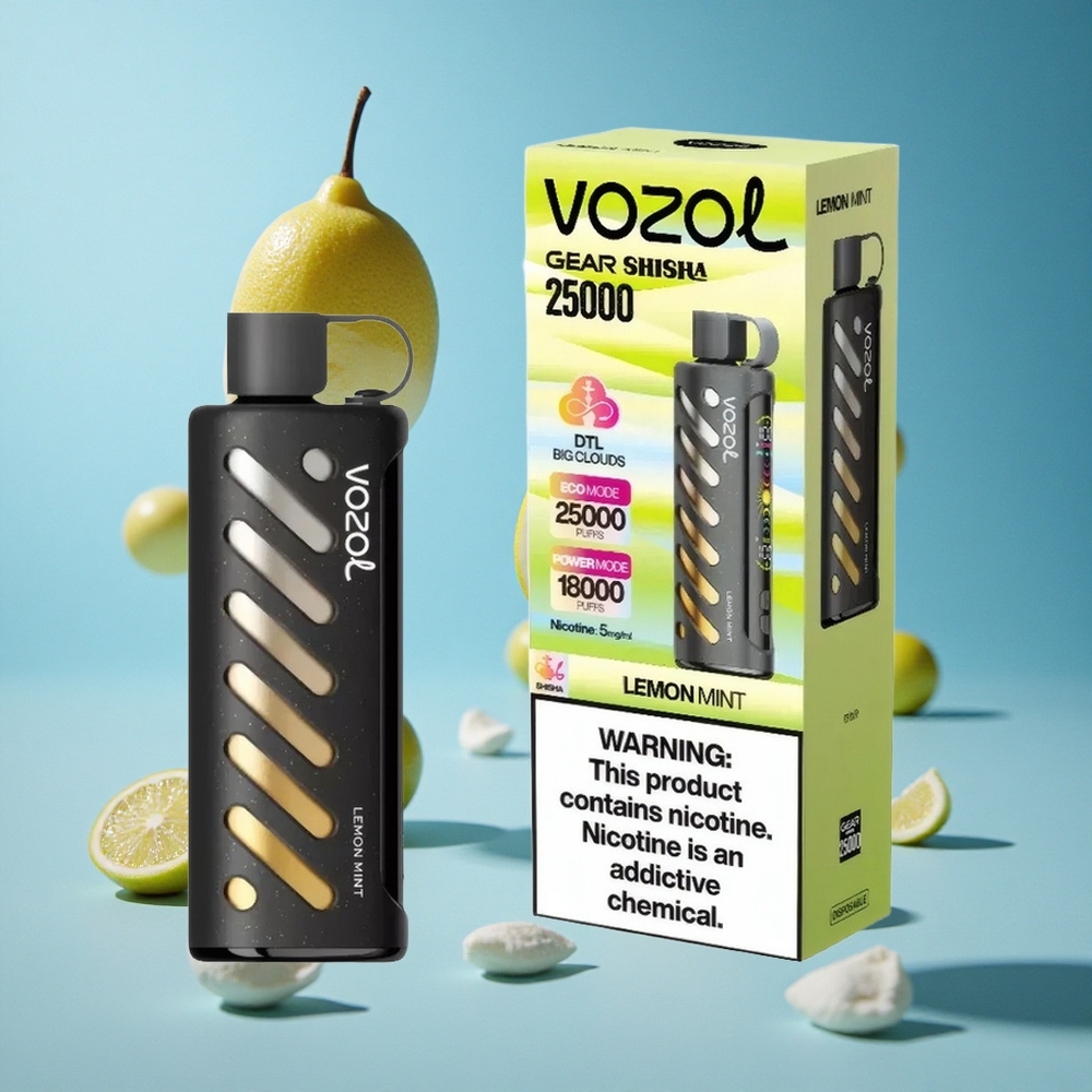 VOZOL Gear Shisha 25000 Puffs Limun Met Combination Serbia vape Дуал Месх Цоил Дуал Модес