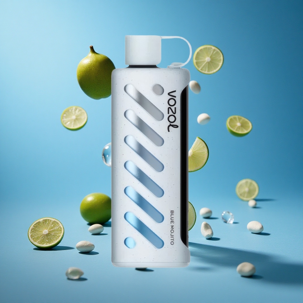 VOZOL Gear Shisha 25000 Puffs Plavi Mojito Једнократни Вапе Дуал Месх Цоил Дуал Модес Serbia vape