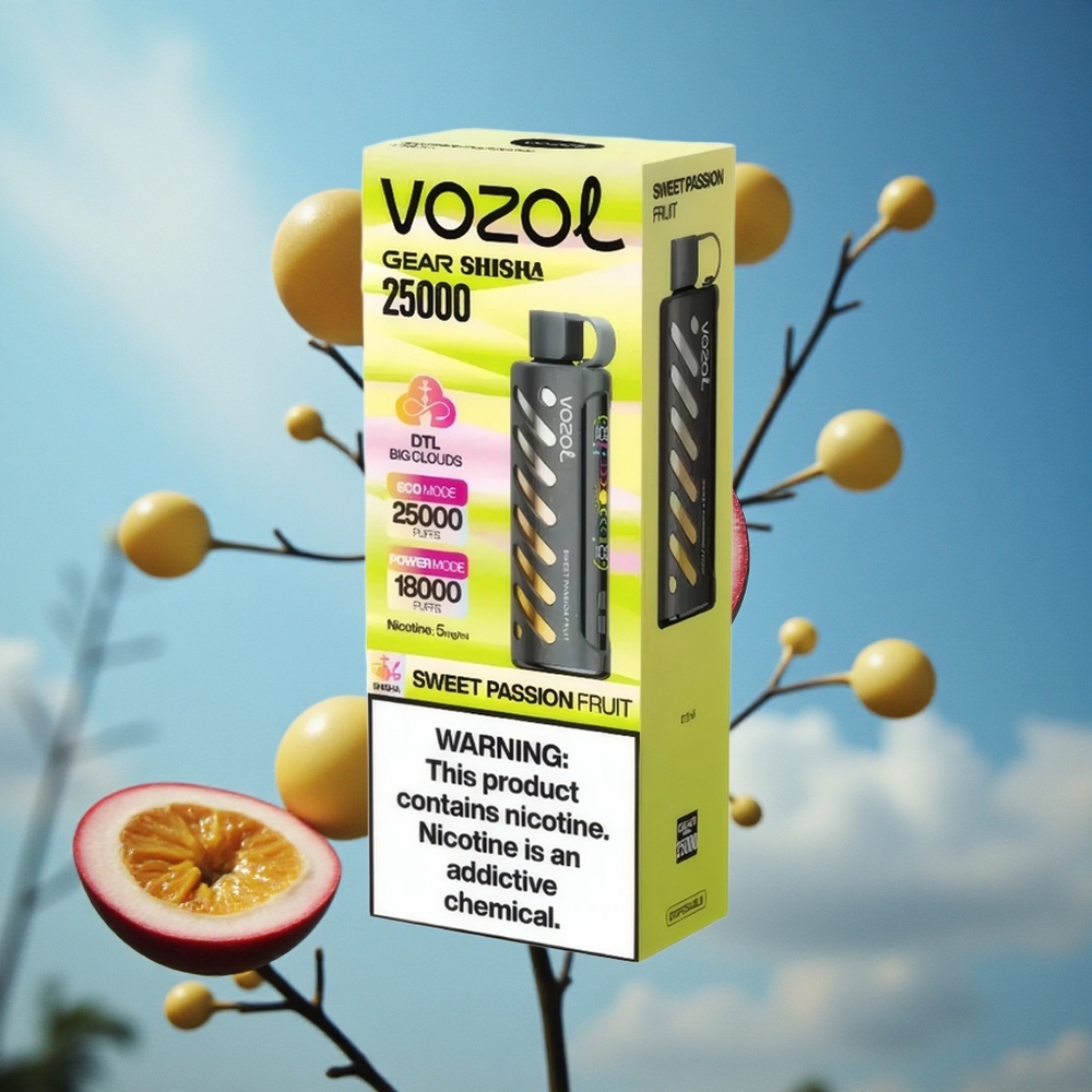VOZOL Gear Shisha 25000 Puffs Slatka Pasiflora Serbia vape Дуал Месх Цоил Дуал Модес