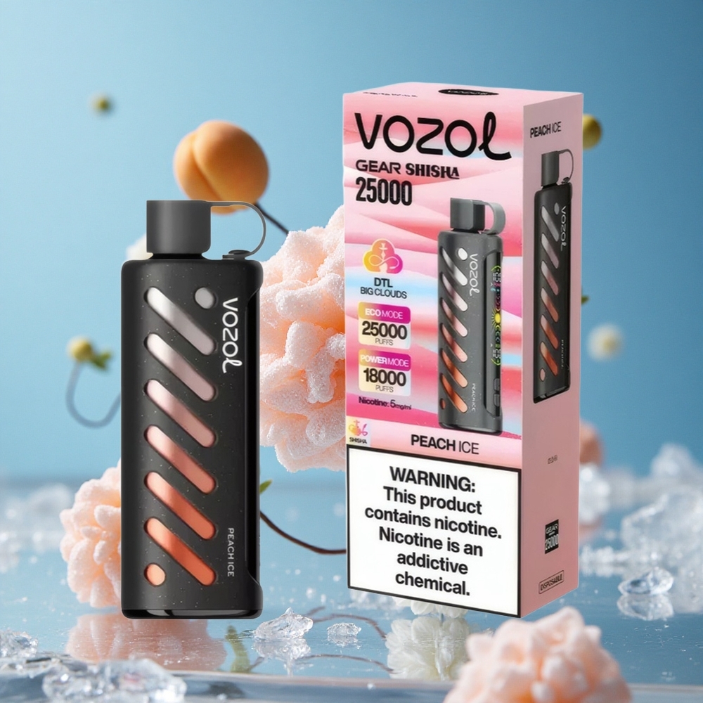 VOZOL Gear Shisha 25000 Pufova Brest Led Kombinacija Aroma Дуал Месх Цоил Дуал Модес Serbia vape