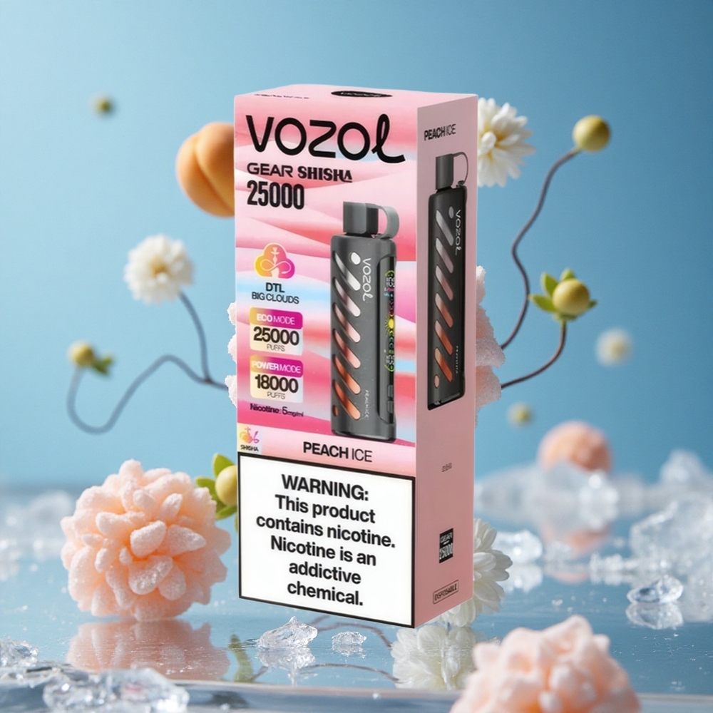 VOZOL Gear Shisha 25000 Pufova Brest Led Kombinacija Aroma Дуал Месх Цоил Дуал Модес Serbia vape