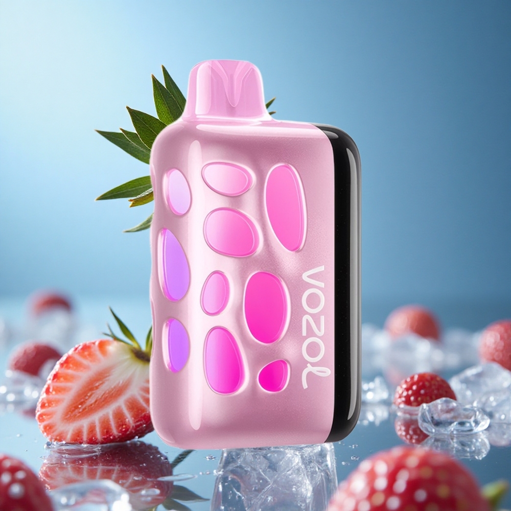 VOZOL RAVE 40000 Једнократни Вапе Jagoda Led+1000mAh Kapacitet Baterije Serbia vape