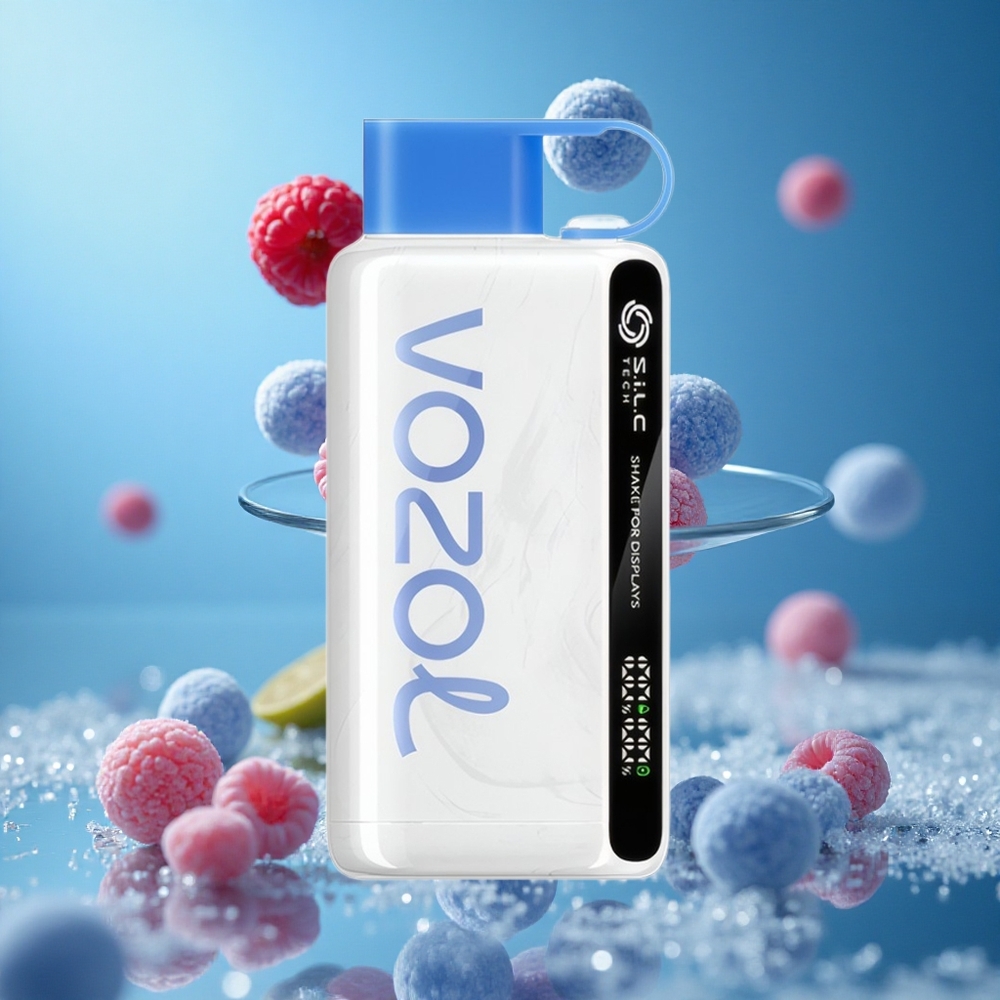 VOZOL STAR 9000/12000 Једнократни Вапе Plavi Jagoda Led 9000/12000 Pufova 30 brže punjenje Serbia vape