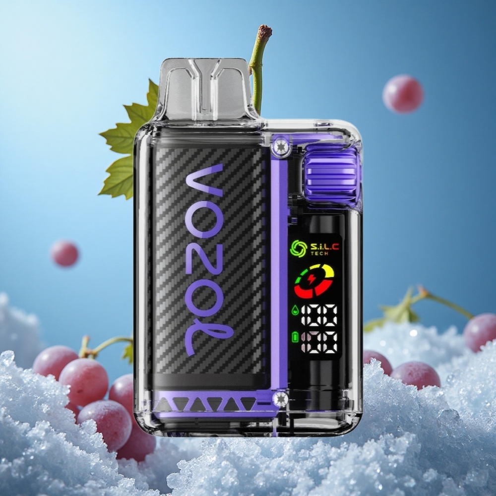 VOZOL Vista 20000 Puffs Једнократни Вапе Grožđe Led Serbia vape sa OLED ekranom
