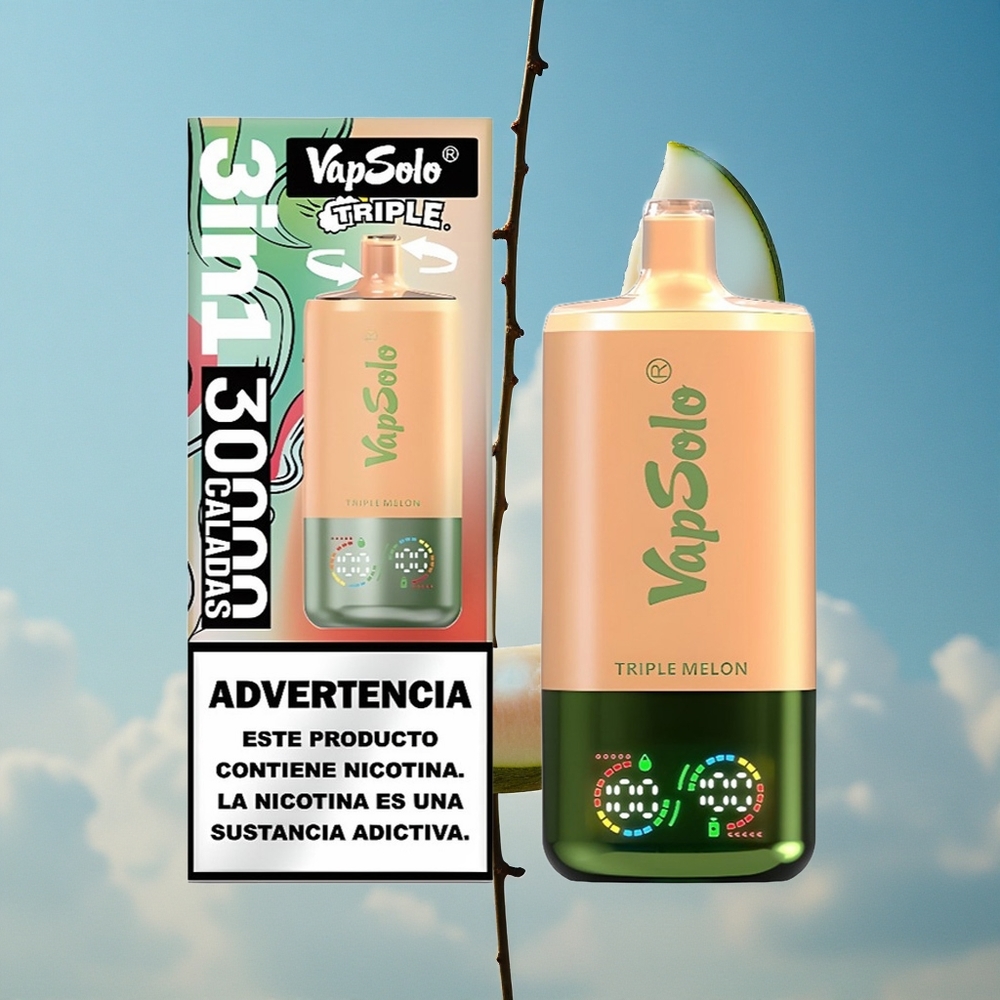 VapSolo Triple 30000 Puffs Trostruka dinja 40ml Serbia vape