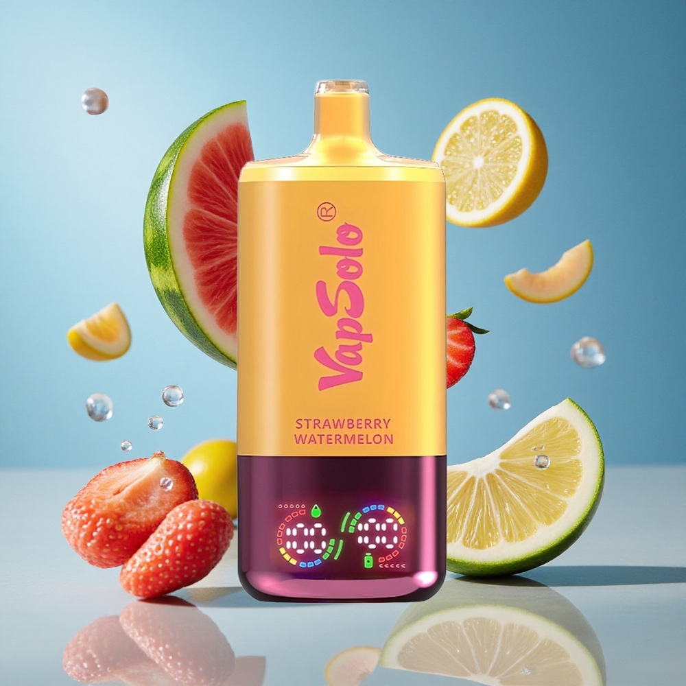 VapSolo Triple 30000 Puffs Vaping uređaj Jagoda Lubenica  Breskva Limun 40ml е-течности Serbia vape