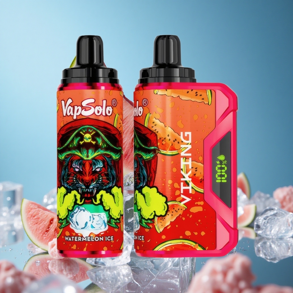 VapSolo VIKING 12000 Puffova Једнократни Вапе Lubenica Led (22ml) Serbia vape