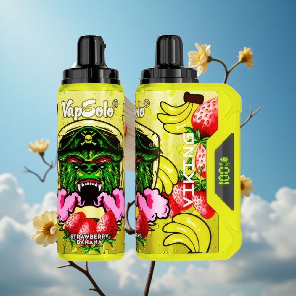 VapSolo VIKING 12000 Pufova Jednokratna Vape Jagoda Banana 22ml Serbia vape