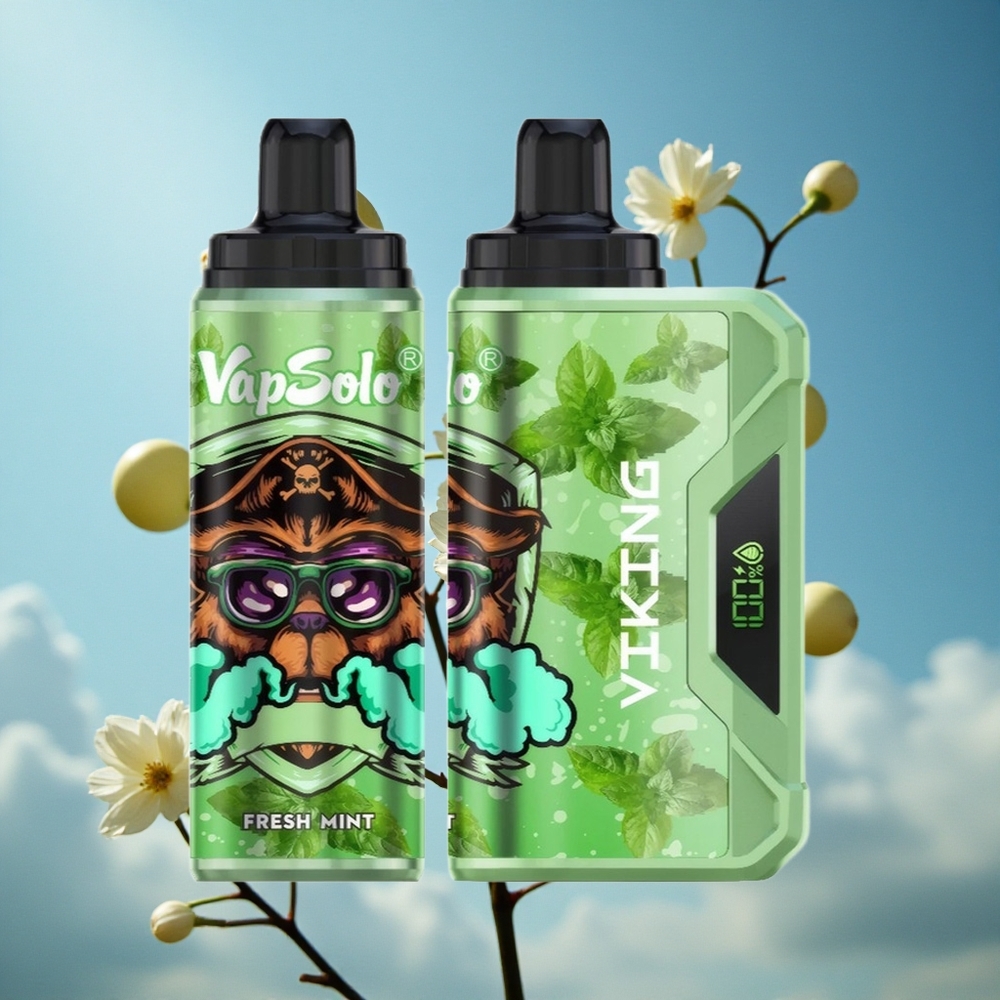 VapSolo VIKING 12000 Pufova Jednokratna Vape Sveža Menta 22ml Serbia vape