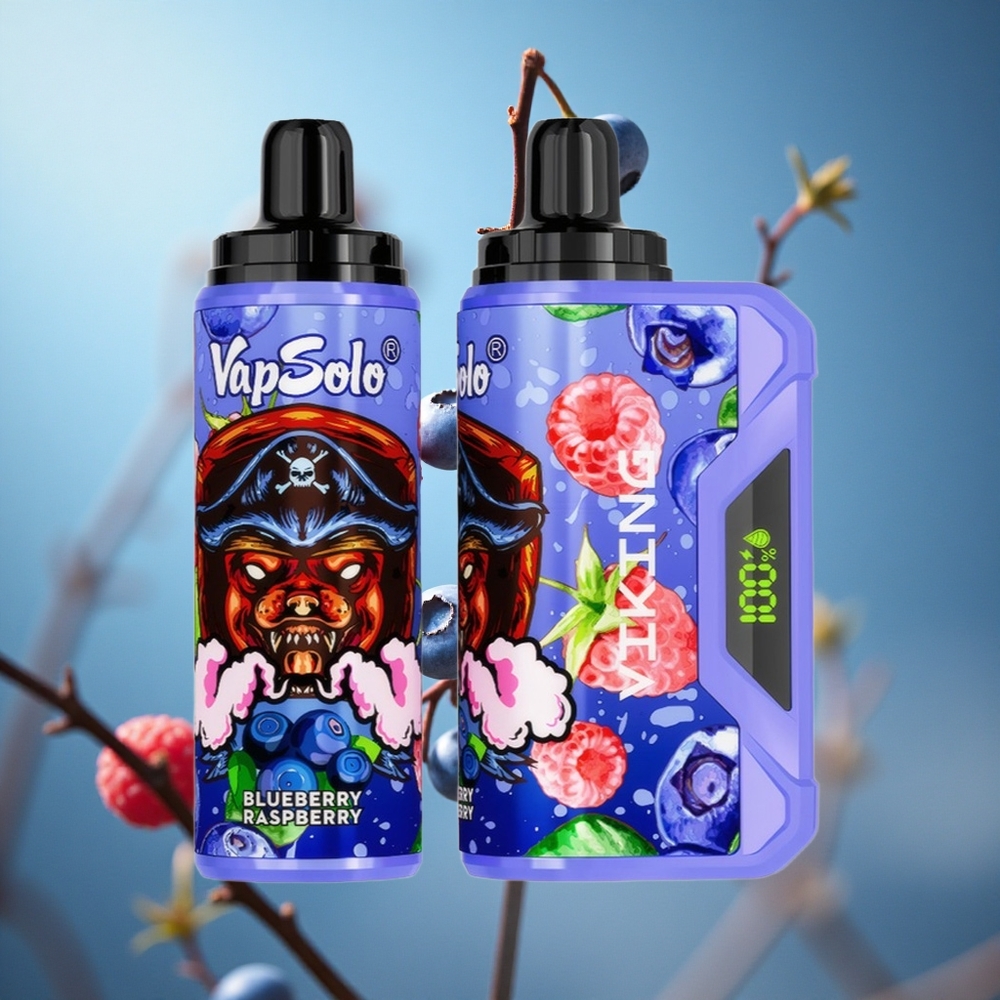 VapSolo VIKING 12000 Pufova Једнократни Вапе Borovnica Malina 22ml Serbia vape