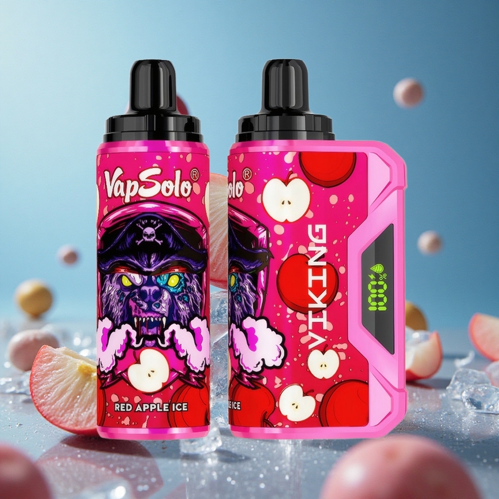 VapSolo VIKING 12000 Pufova Једнократни Вапе Crvena Jabuka Ledena Serbia vape