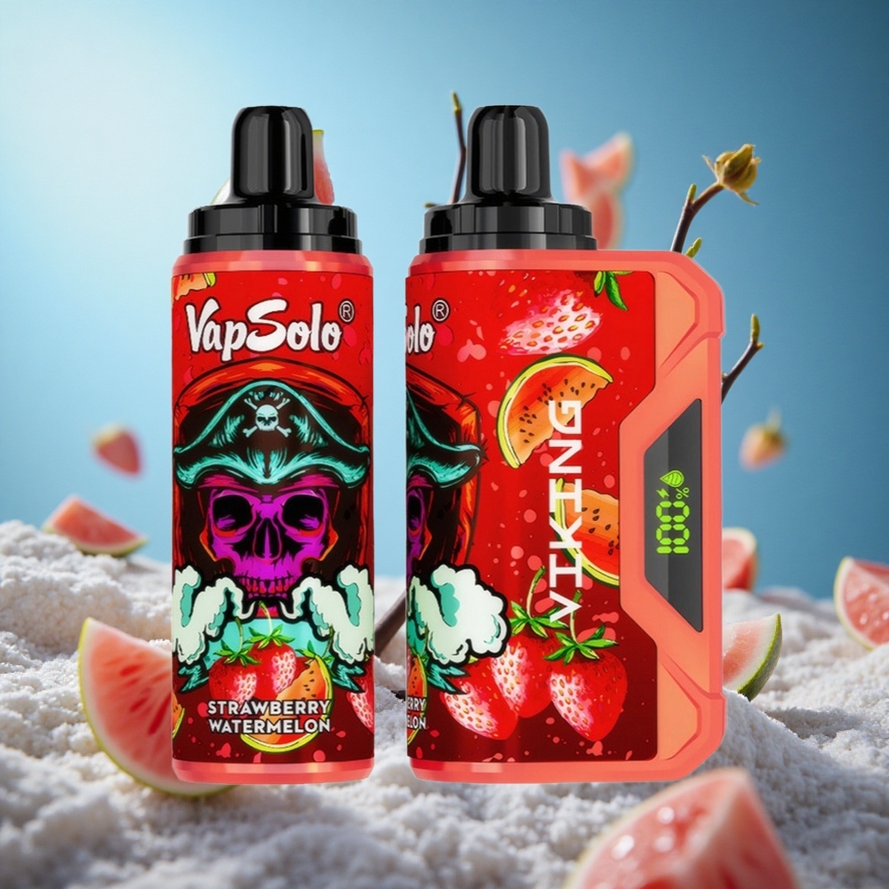 VapSolo VIKING 12000 Pufova Једнократни Вапе Jagoda Lubenica 22ml Serbia vape