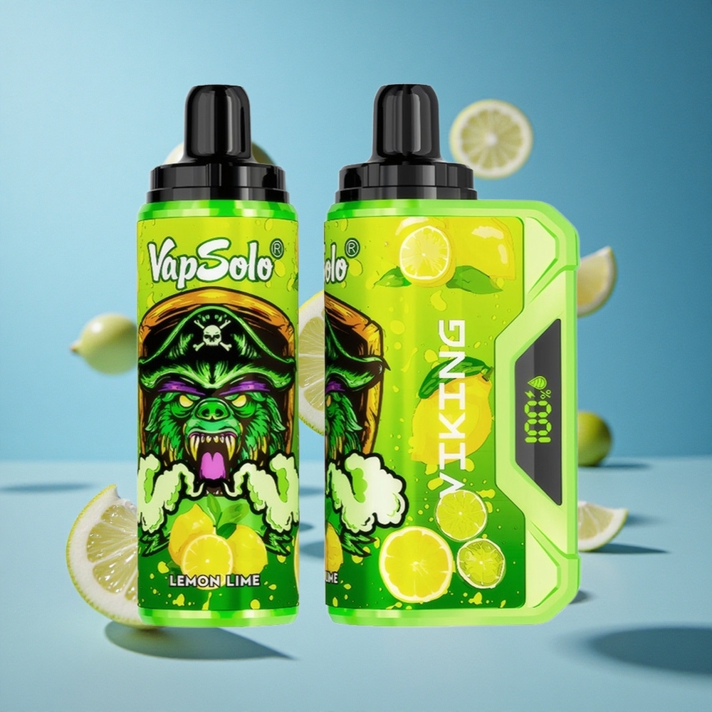 VapSolo VIKING 12000 Pufova Једнократни Вапе Limun-Lajm Serbia vape