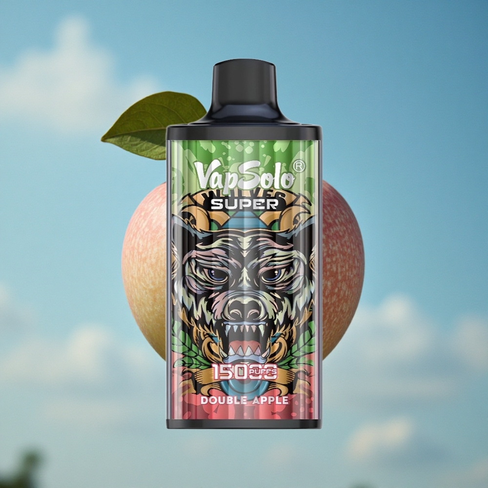 Vapsolo Super 15000 Puffs Dvostruka Jabuka Једнократни Вапе 40ml Serbia vape