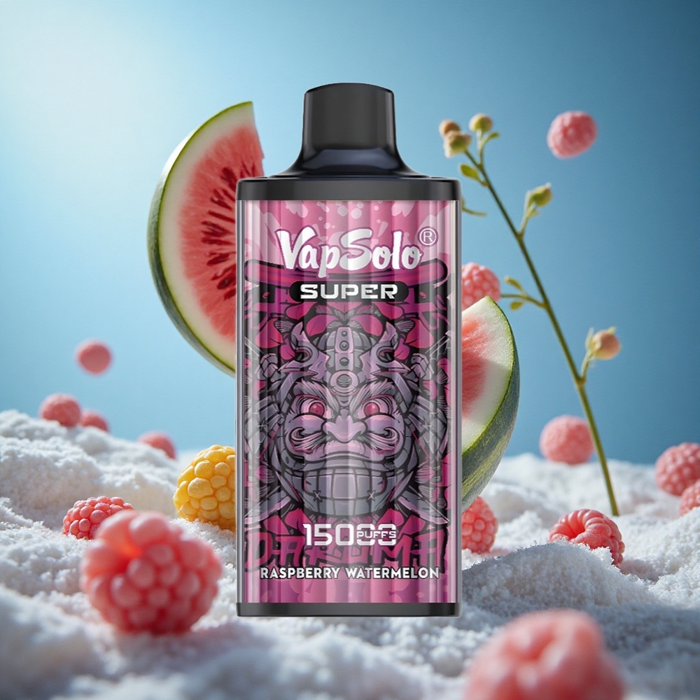 Vapsolo Super 15000 Puffs Једнократни Вапе Malina Lubenica 40ml Serbia vape