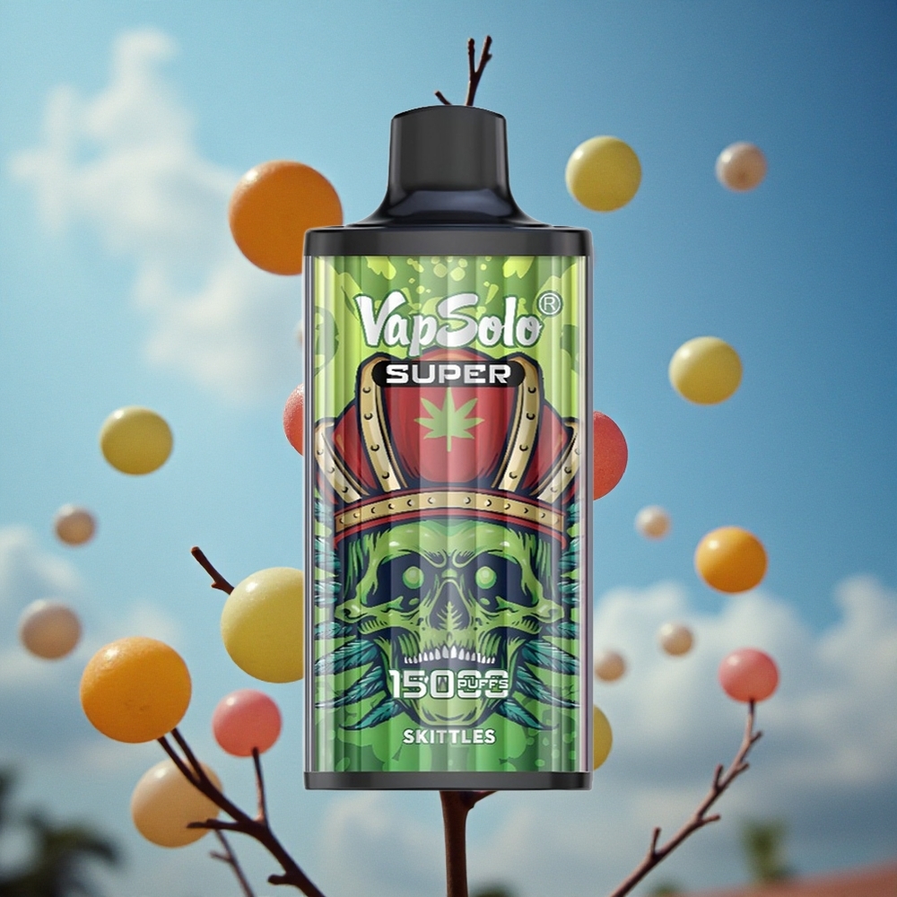 Vapsolo Super 15000 Puffs Једнократни Вапе Skitli (dugme) 40ml Serbia vape