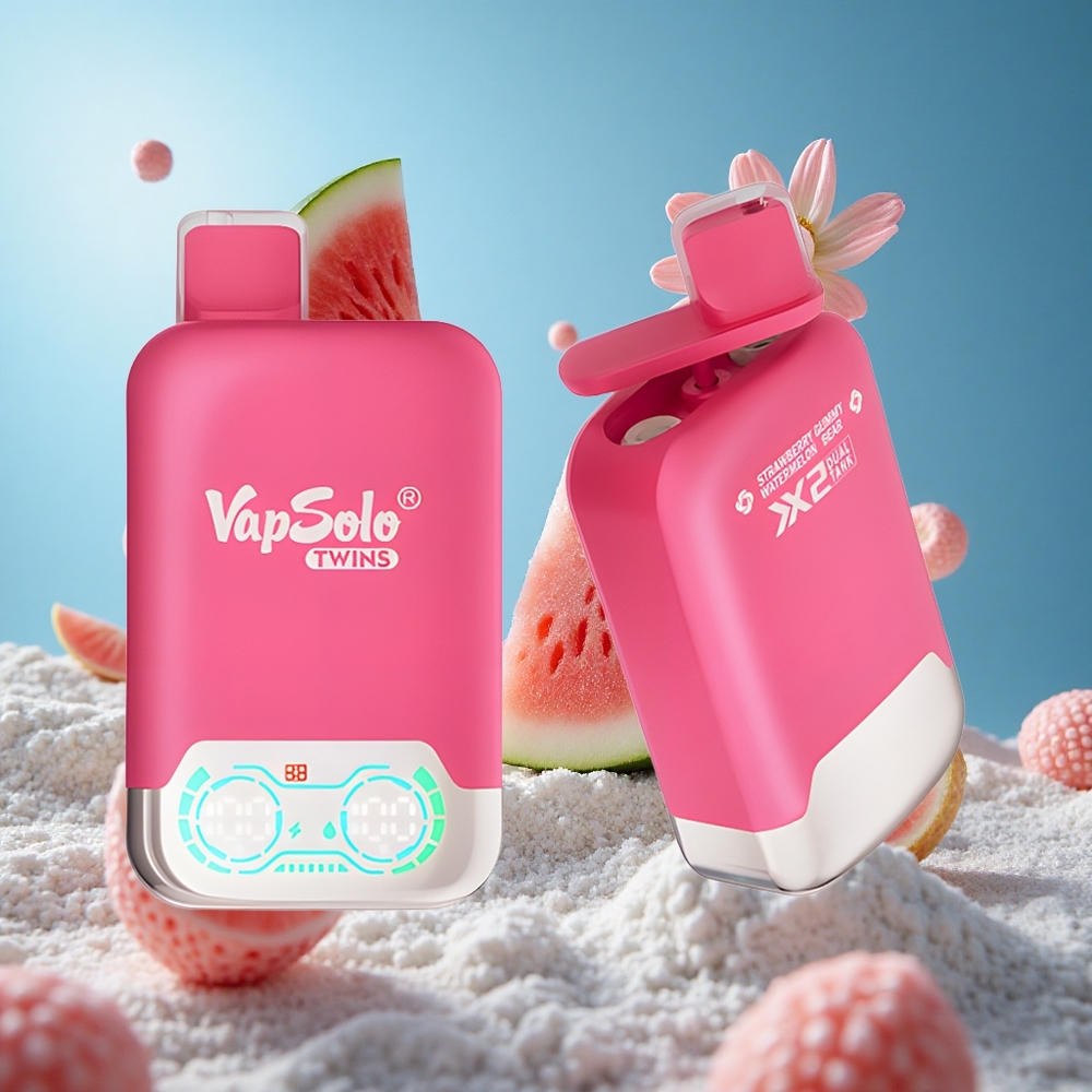 Vapsolo Twins 20000 Puffs Једнократни Вапе Jagoda Lubenica  Gummede Medo 40ml Serbia vape