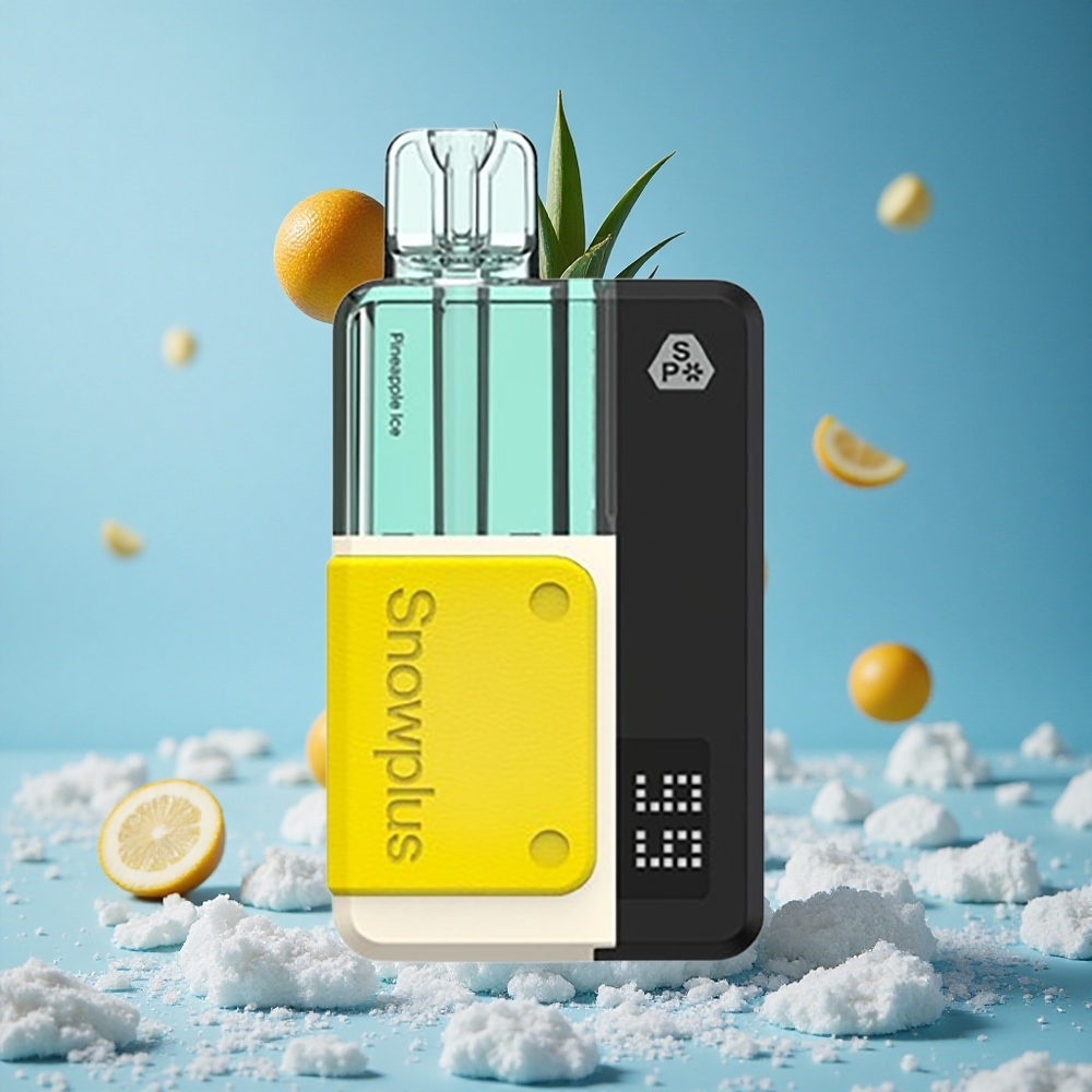 Snowplus Swift 5000 Pufova Aparat za Vaping sa Unapred Napunjenim Pod-om Ananas Led i 1000 mAh baterija Serbia vape