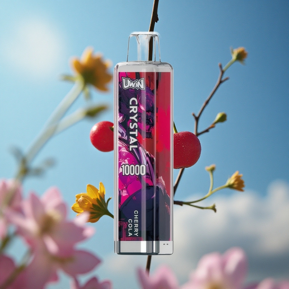 UWIN Crystal 10000 Puffs Једнократни Вапе Trešnja Kola sa РГБ Лигхтинг Serbia vape