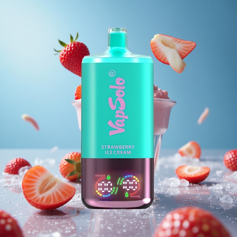VapSolo Triple 30000 Puffs 40ml Jagoda Sladoled Serbia vape