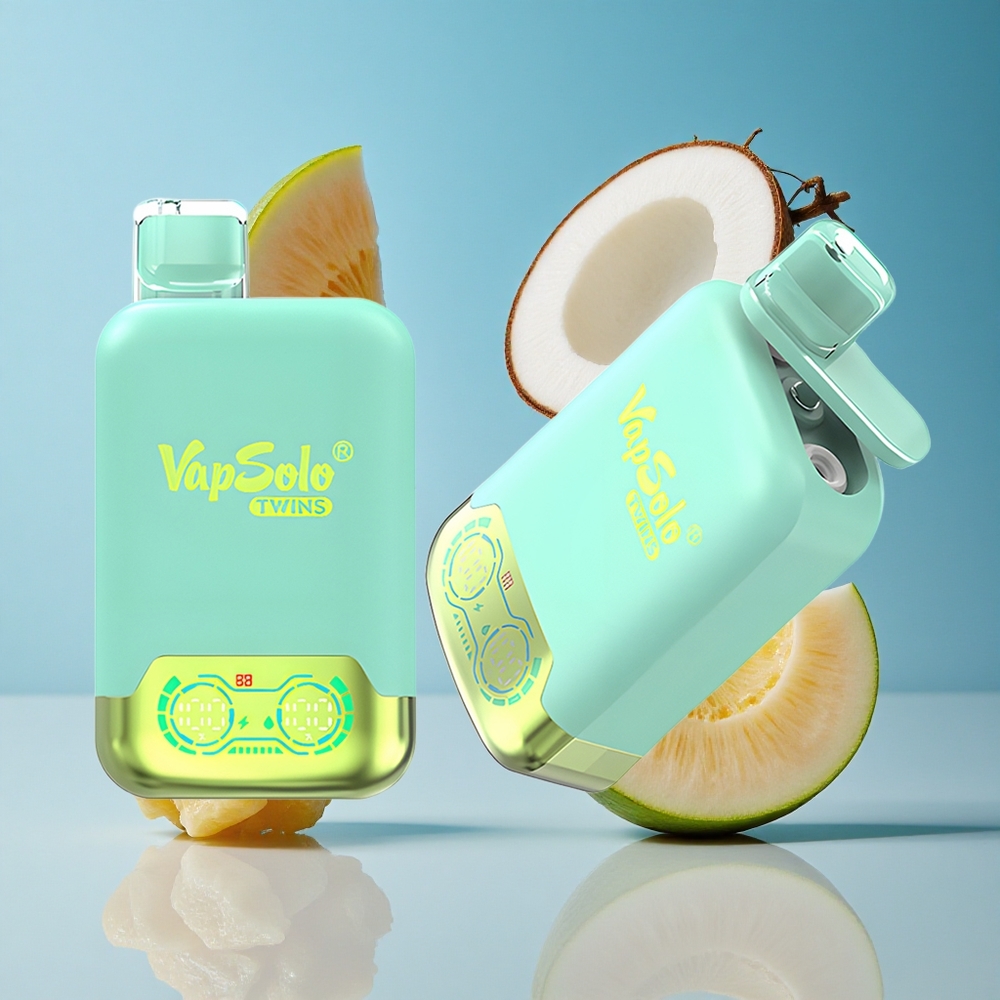 Vapsolo Twins 20000 Puffs Једнократни Вапе Trostruka dinja & Ananas kokos 40 ml Serbia vape