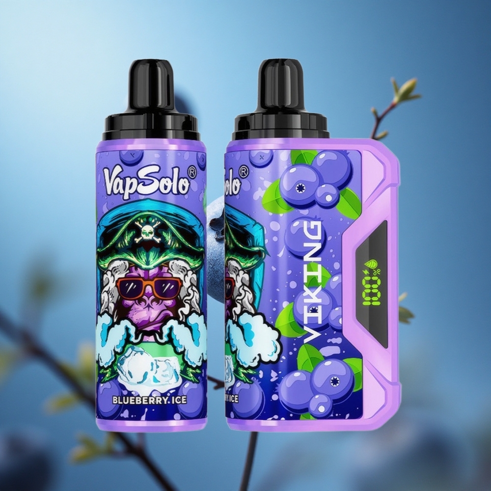 VapSolo VIKING 12000 Pufova Једнократни Вапе Borovnica 22ml Serbia vape