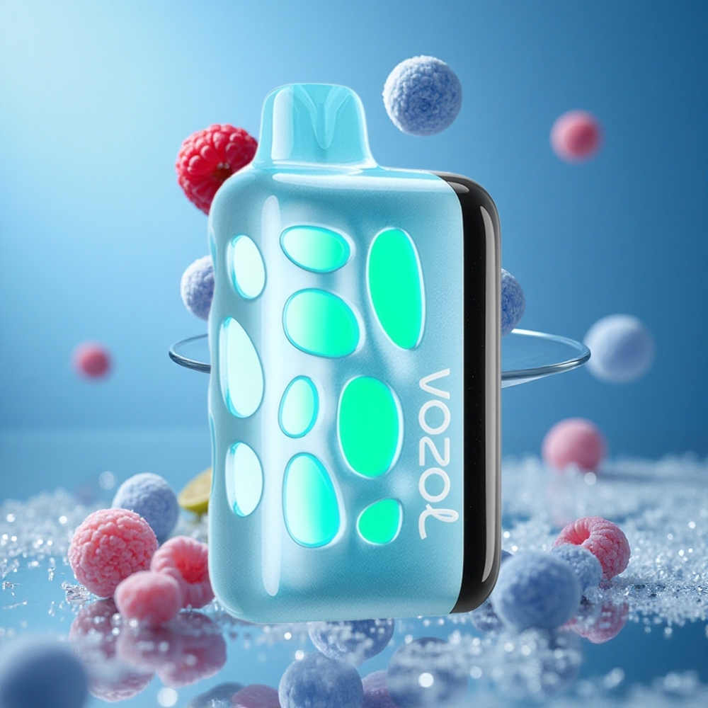 VOZOL RAVE 40000 Једнократни Вапе Plava Malina Led Serbia vape 80% Napunjeno za 20 Minuta