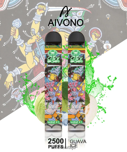 гуава лед Aivono AIM SNAKE 2500 TRJBJ307 | Aivono Vape Review