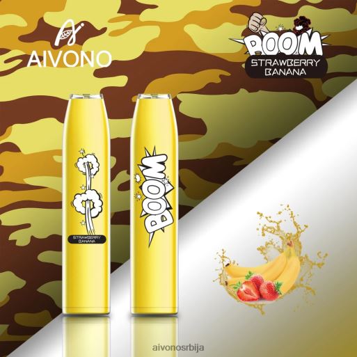 јагода банана Aivono AIM BOOM 600 TRJBJ363 | Aivono Vape Review
