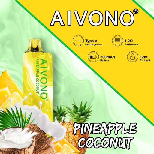 ананас кокос Aivono AIM GUN 7000 TRJBJ106 | Aivono Vape
