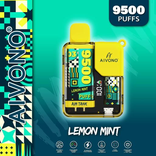 лимунова мента Aivono AIM TANK 9500 TRJBJ35 | Aivono Vape Review