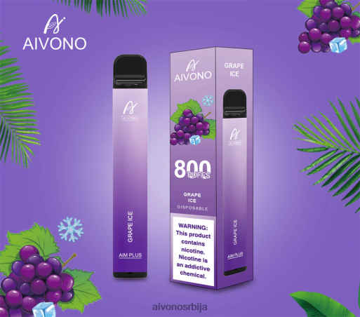 грожђани лед Aivono AIM PLUS 800 TRJBJ179 | Aivono Vape Review