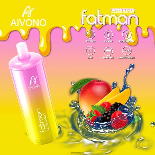 мешани манго Aivono FATMAN 6800 TRJBJ26 | Aivono Vape